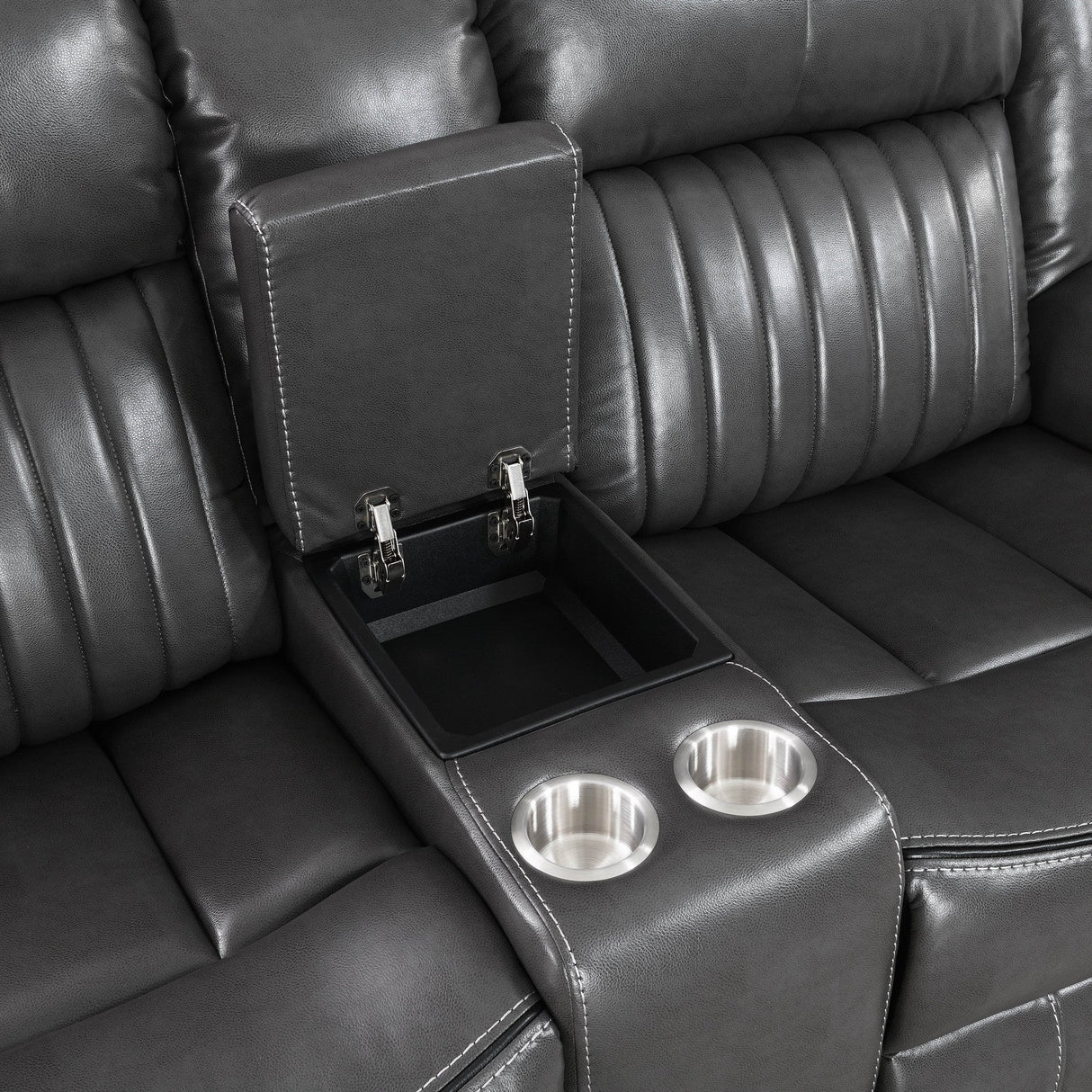 Lavon Grey Reclining Living Room Set by New Era Innovations at Eve Furniture