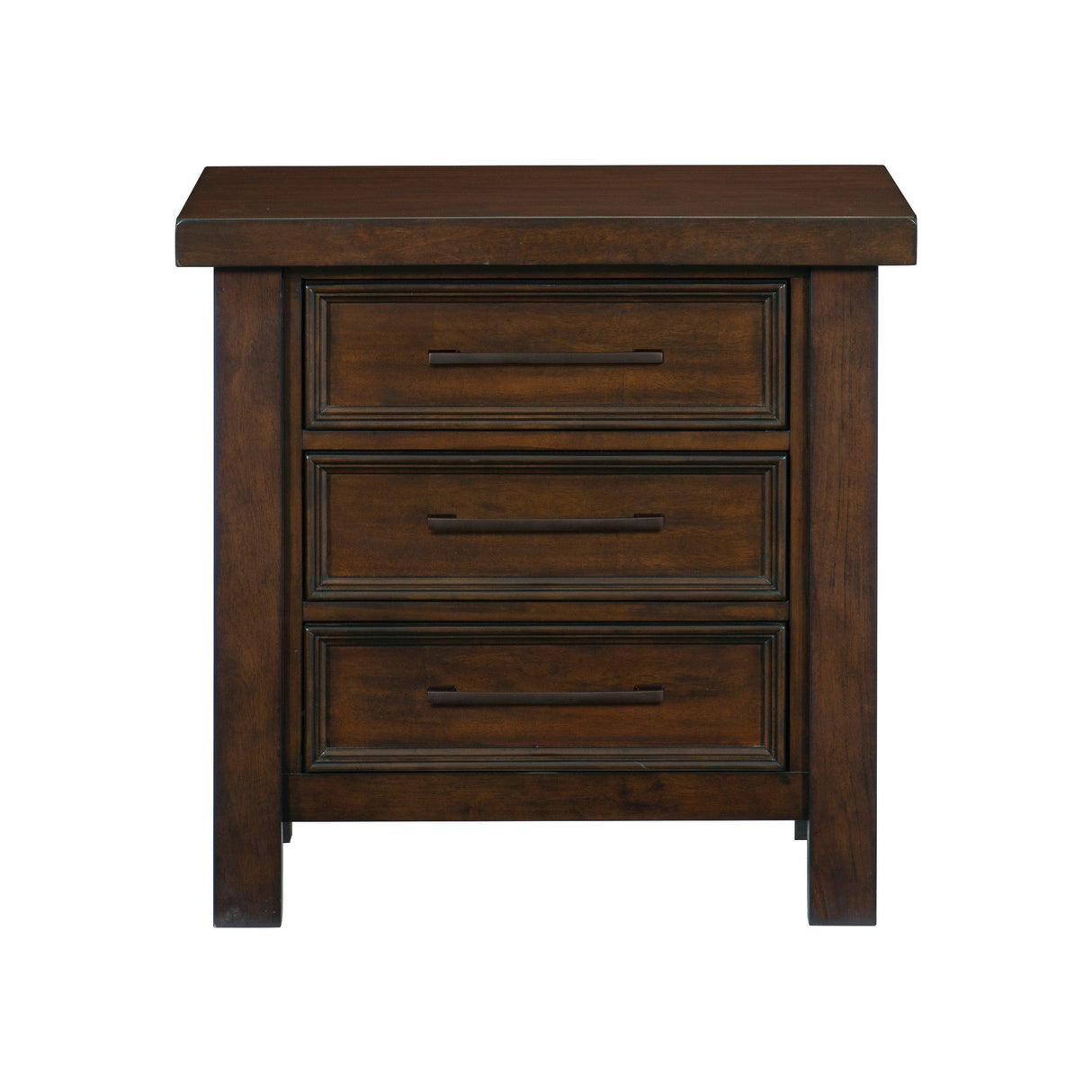 Logandale Brown Nightstand by Homelegance at Eve Furniture