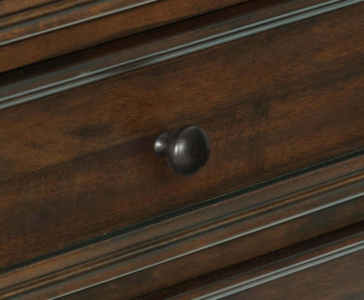 Logandale Brown Wardrobe by Homelegance at Eve Furniture