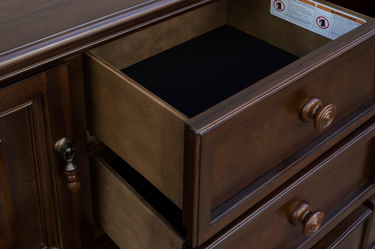 Lordsburg Brown Chery Buffet by Homelegance at Eve Furniture