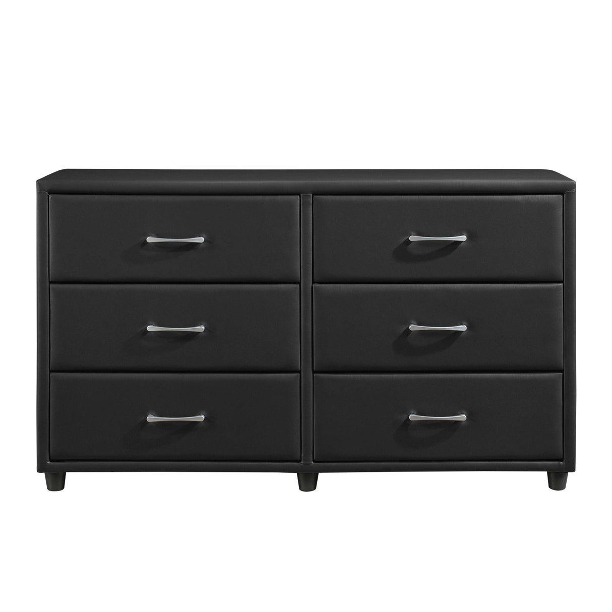 Lorenzi Black Upholstered Platform Youth Bedroom Set by Homelegance at Eve Furniture