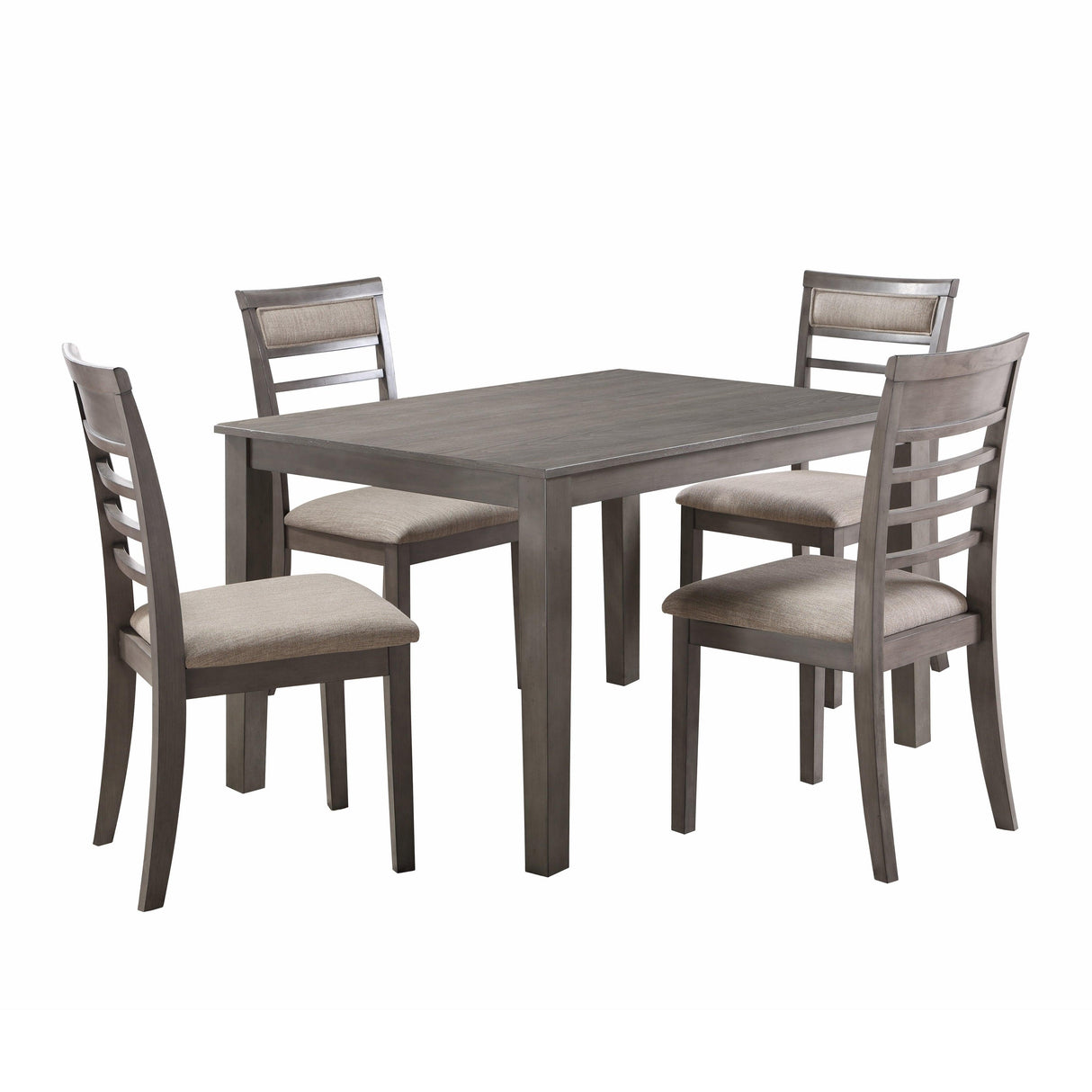 Lovell Gray 5-Piece Dining Set by Homelegance at Eve Furniture