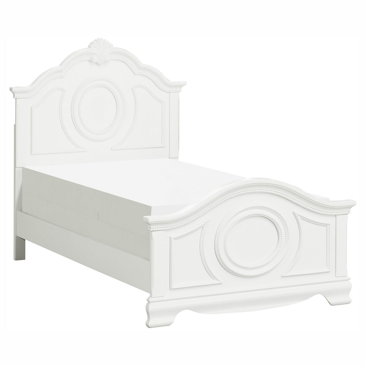 Lucida White Panel Youth Bedroom Set by Homelegance at Eve Furniture
