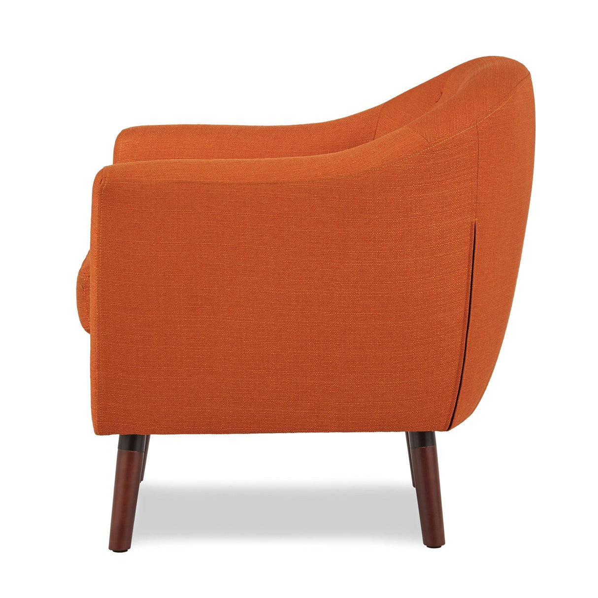 Lucille Orange Accent Chair by Homelegance at Eve Furniture