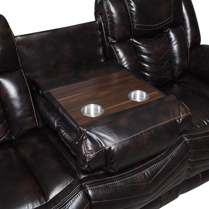 Lucky Charm Brown Reclining Living Room Set by New Era Innovations at Eve Furniture