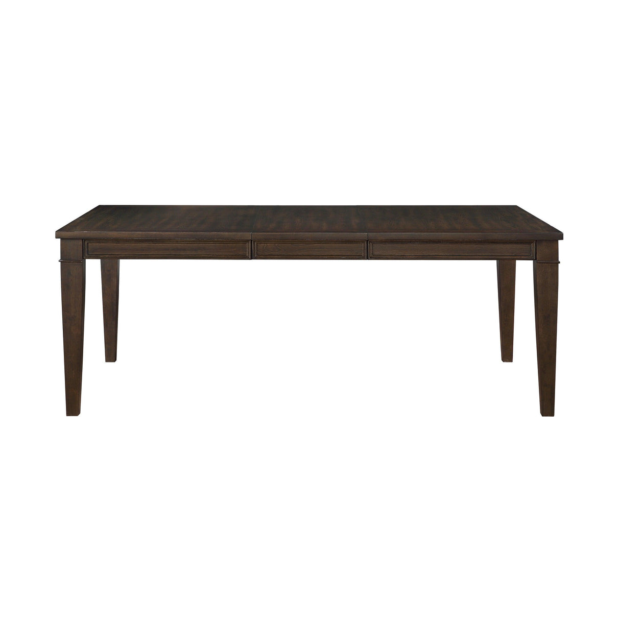 Makah Dark Brown Extendable Dining Table by Homelegance at Eve Furniture