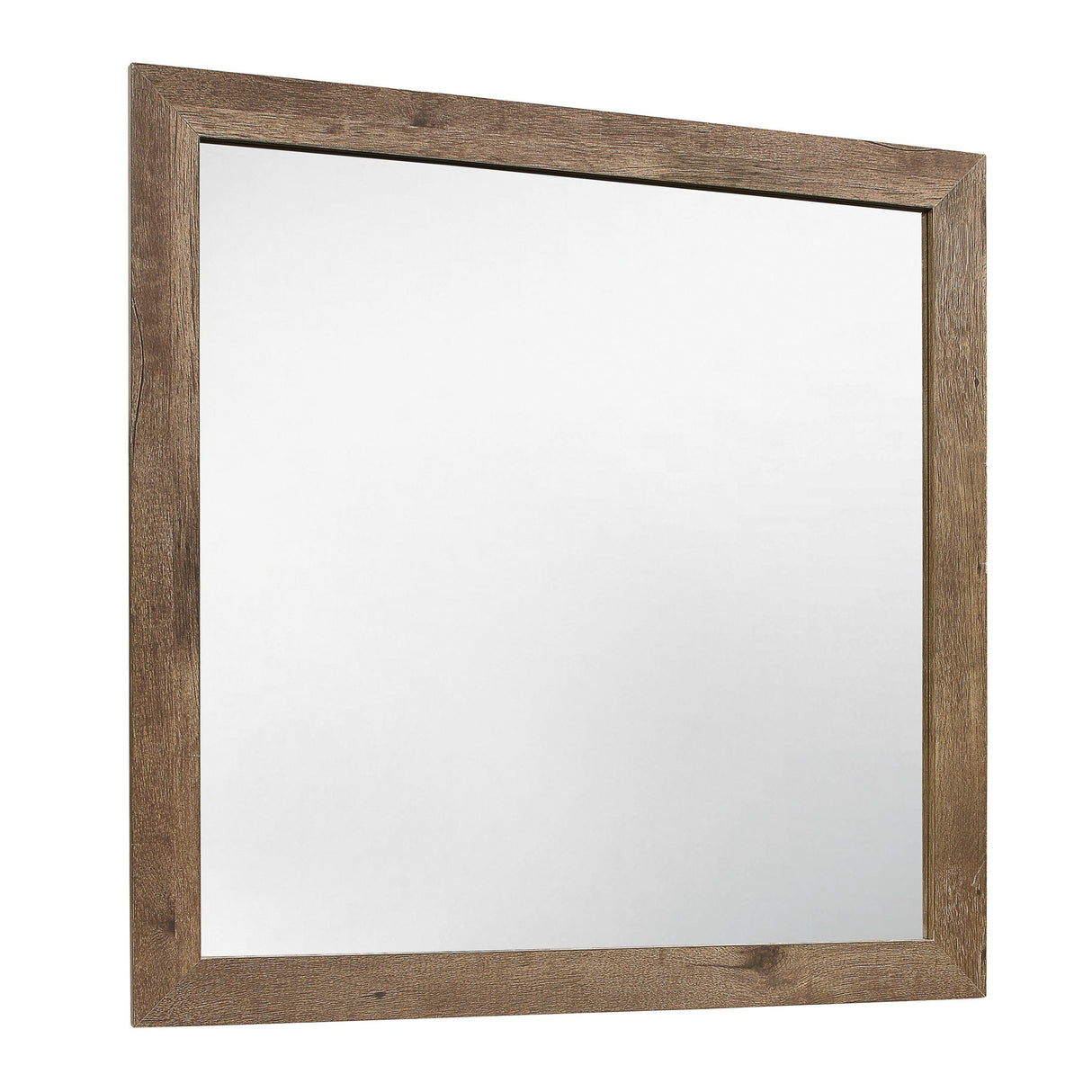 Mandan Weathered Pine Mirror (Mirror Only) by Homelegance at Eve Furniture