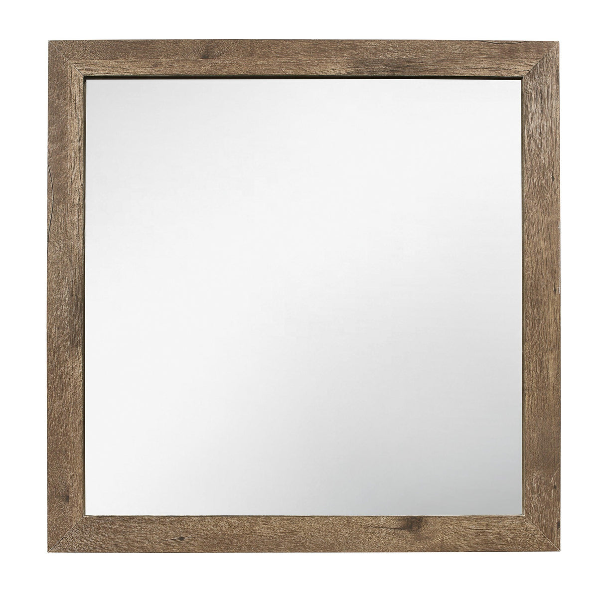 Mandan Weathered Pine Mirror (Mirror Only) by Homelegance at Eve Furniture