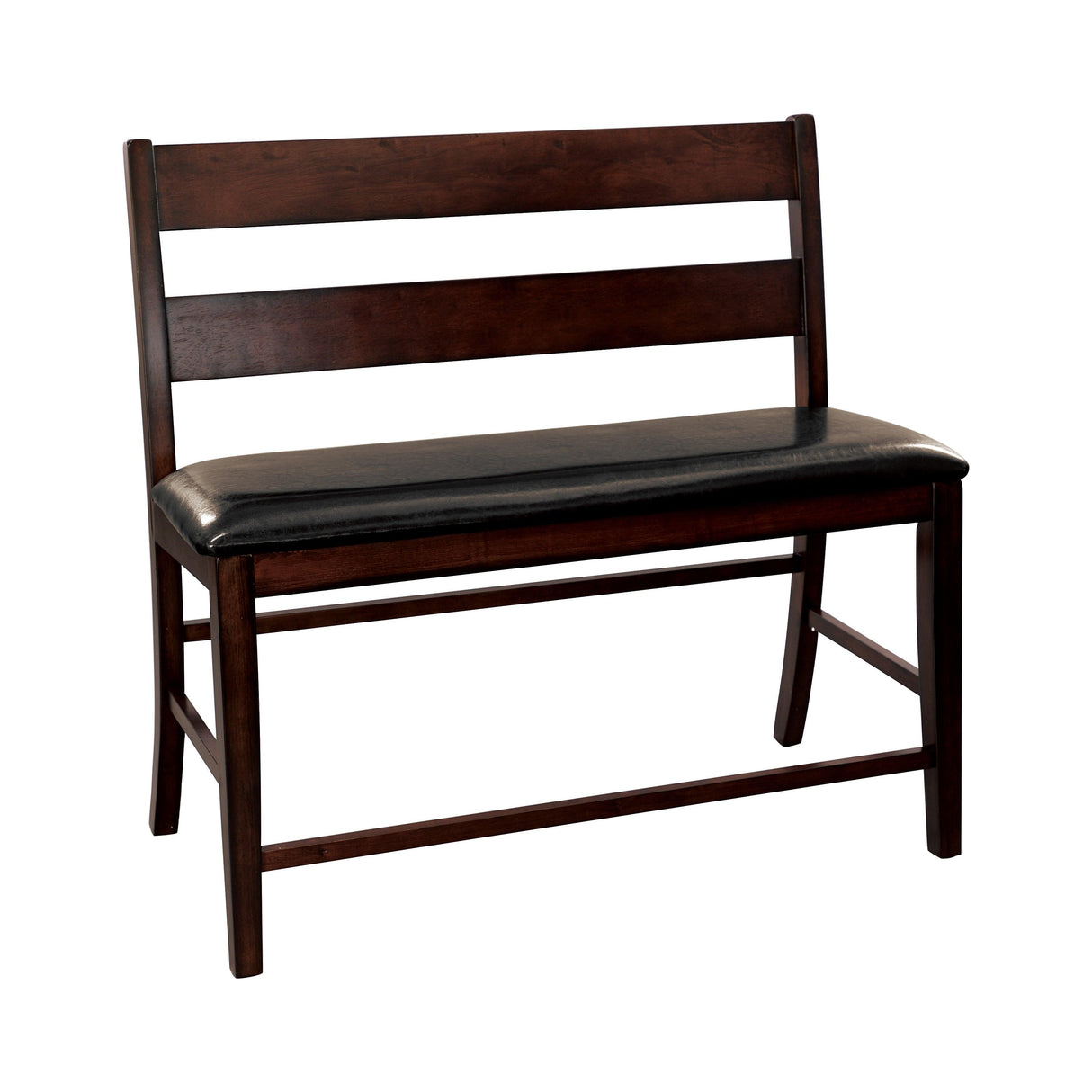 Mantello Cherry Counter Height Bench by Homelegance at Eve Furniture
