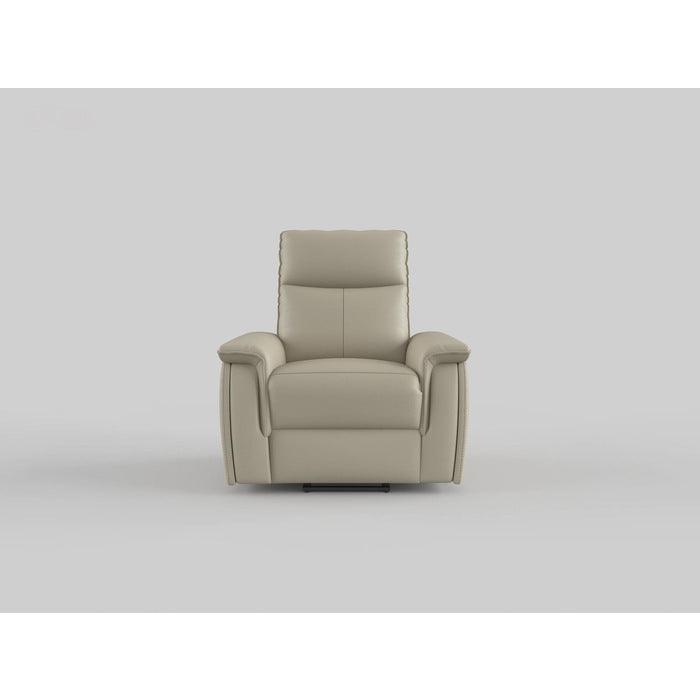 Maroni Dark Brown Leather Power Reclining Chair by Homelegance at Eve Furniture