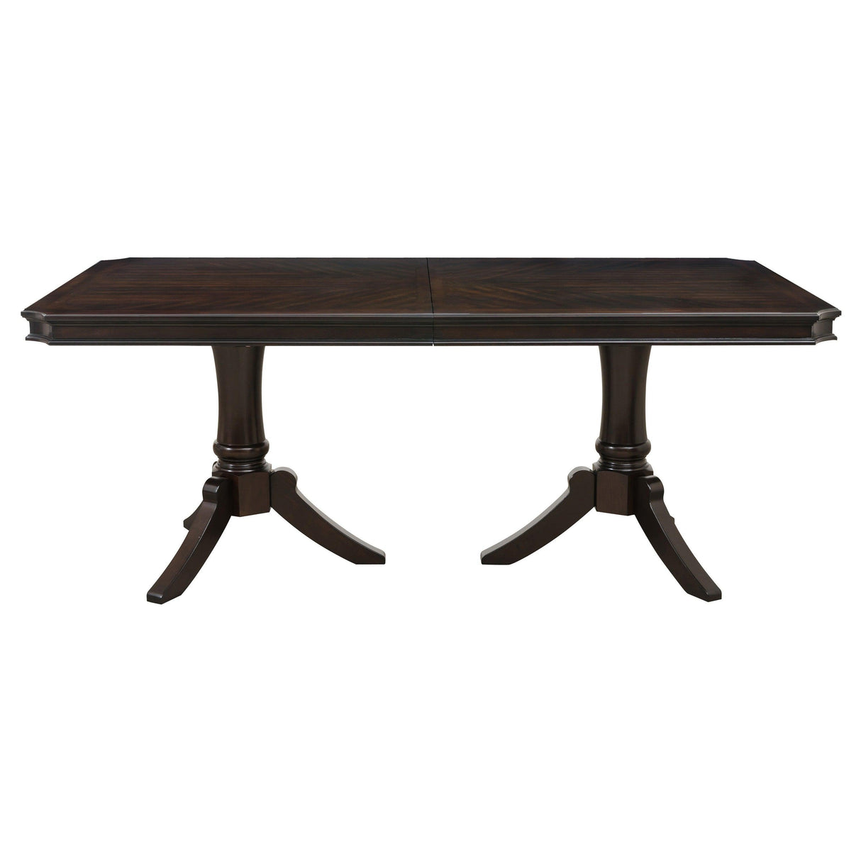 Marston Dark Cherry Extendable Dining Table by Homelegance at Eve Furniture