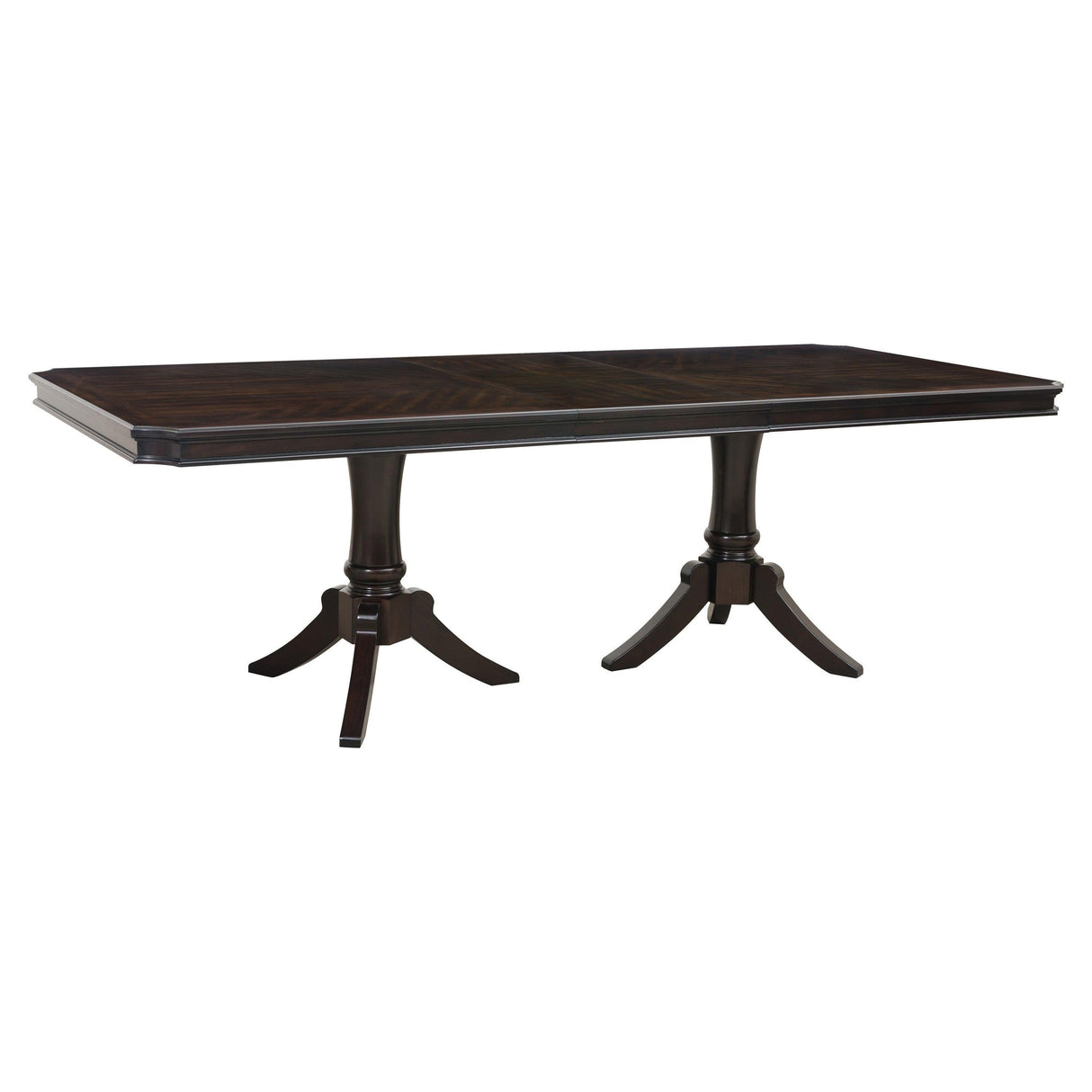 Marston Dark Cherry Extendable Dining Table by Homelegance at Eve Furniture