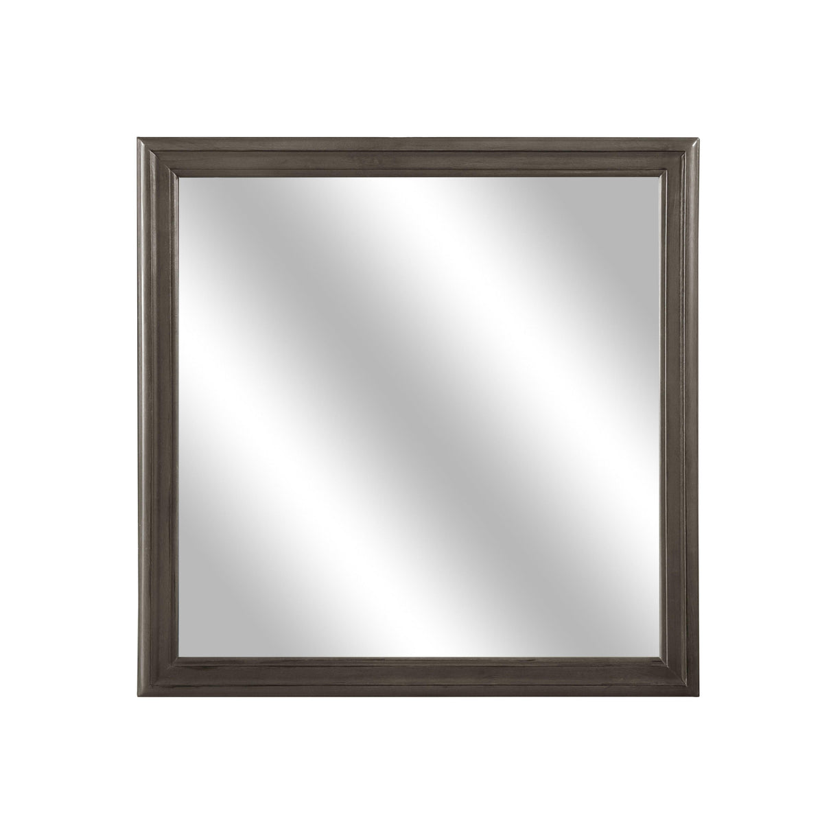 Mayville Stained Gray Mirror (Mirror Only) by Homelegance at Eve Furniture