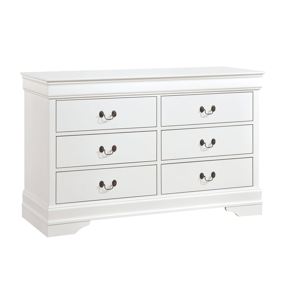 Mayville White Sleigh Bedroom Set by Homelegance at Eve Furniture