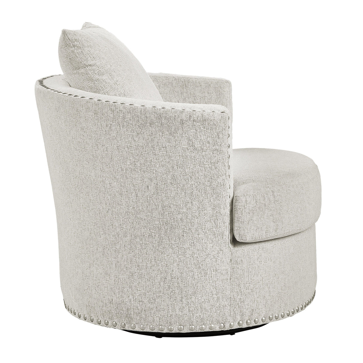 Morelia Beige Swivel Chair by Homelegance at Eve Furniture
