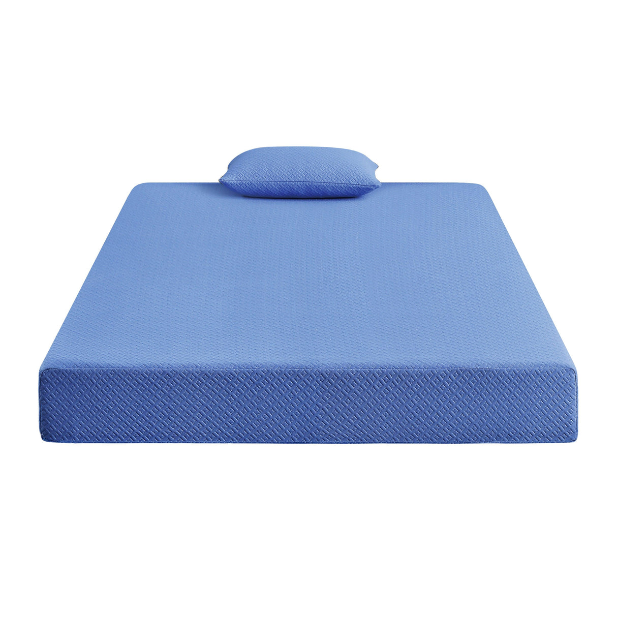 MT-PG07BLF 7" Blue Full Gel-Infused Memory Foam Mattress Set by Homelegance at Eve Furniture