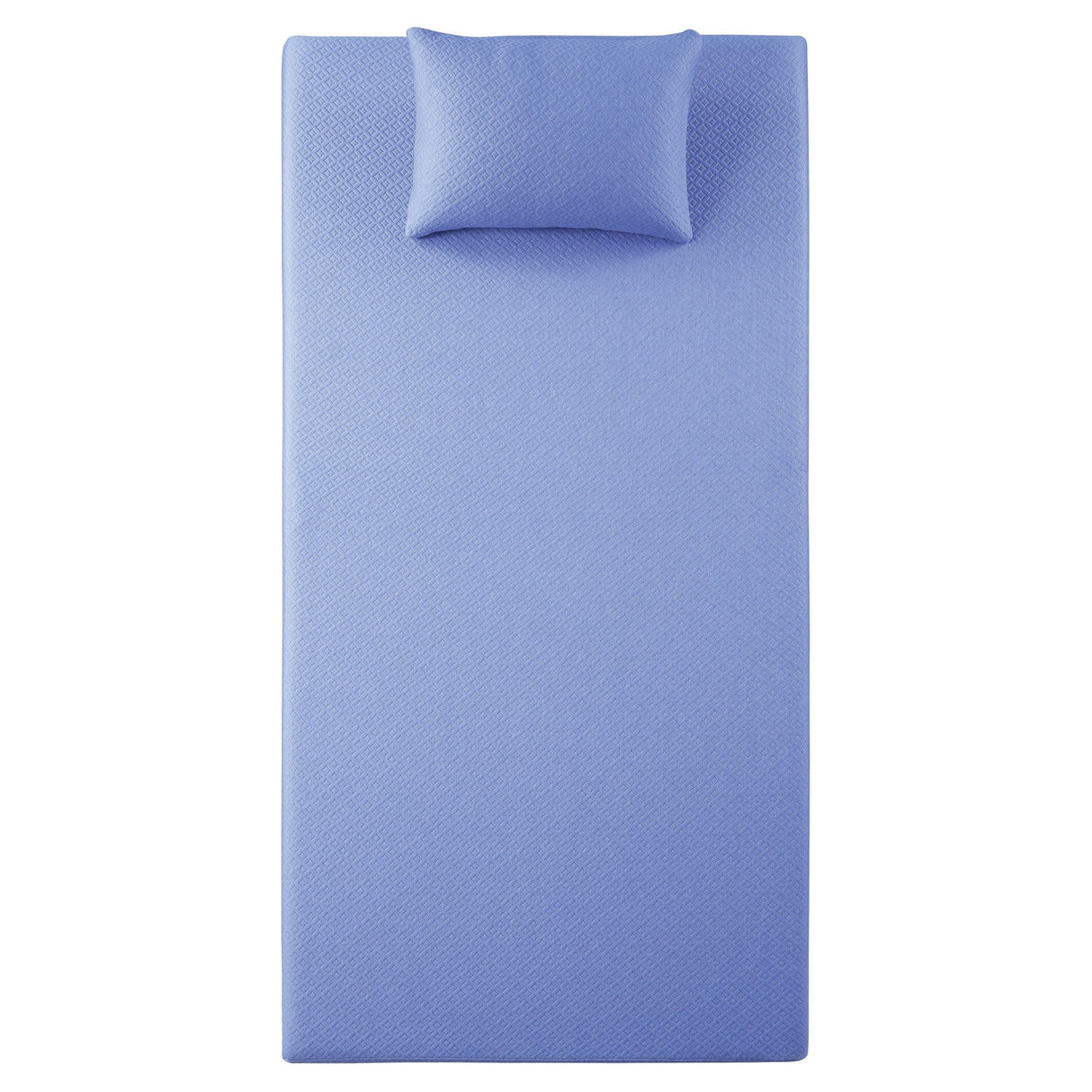 MT-PG07BLT 7" Blue Twin Gel-Infused Memory Foam Mattress Set by Homelegance at Eve Furniture