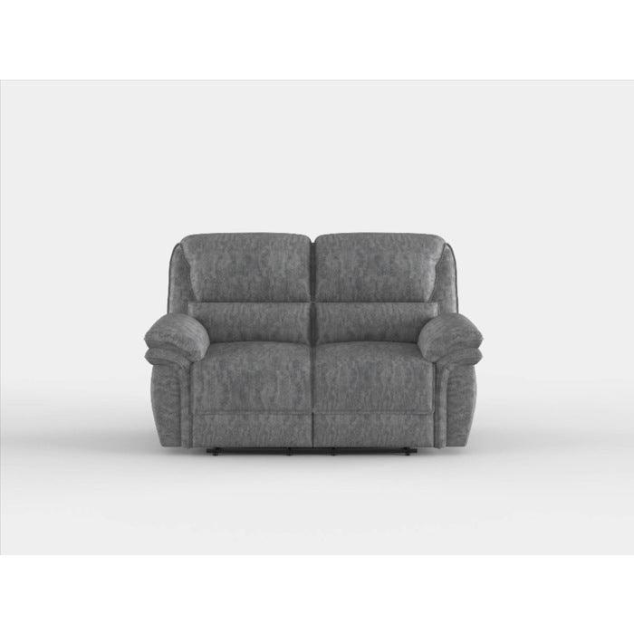 Muirfield Gray Double Reclining Loveseat by Homelegance at Eve Furniture