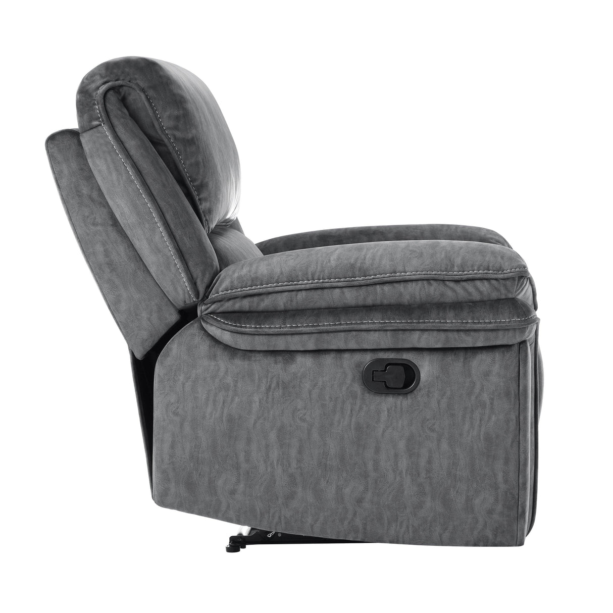 Muirfield Gray Reclining Chair by Homelegance at Eve Furniture