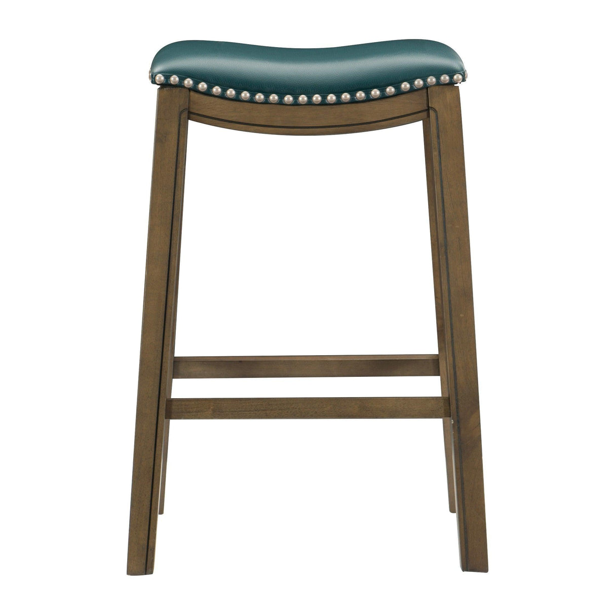 Ordway Green/Brown Pub Height Stool, Green by Homelegance at Eve Furniture