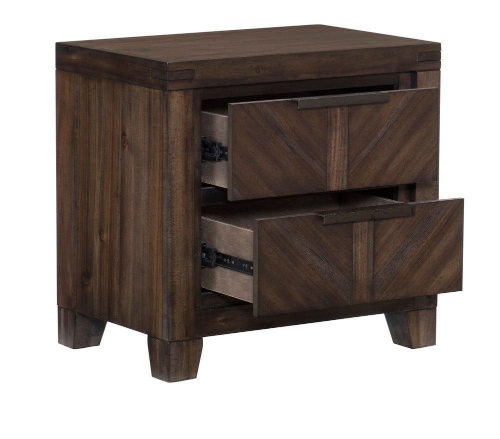 Parnell Rustic Nightstand by Homelegance at Eve Furniture