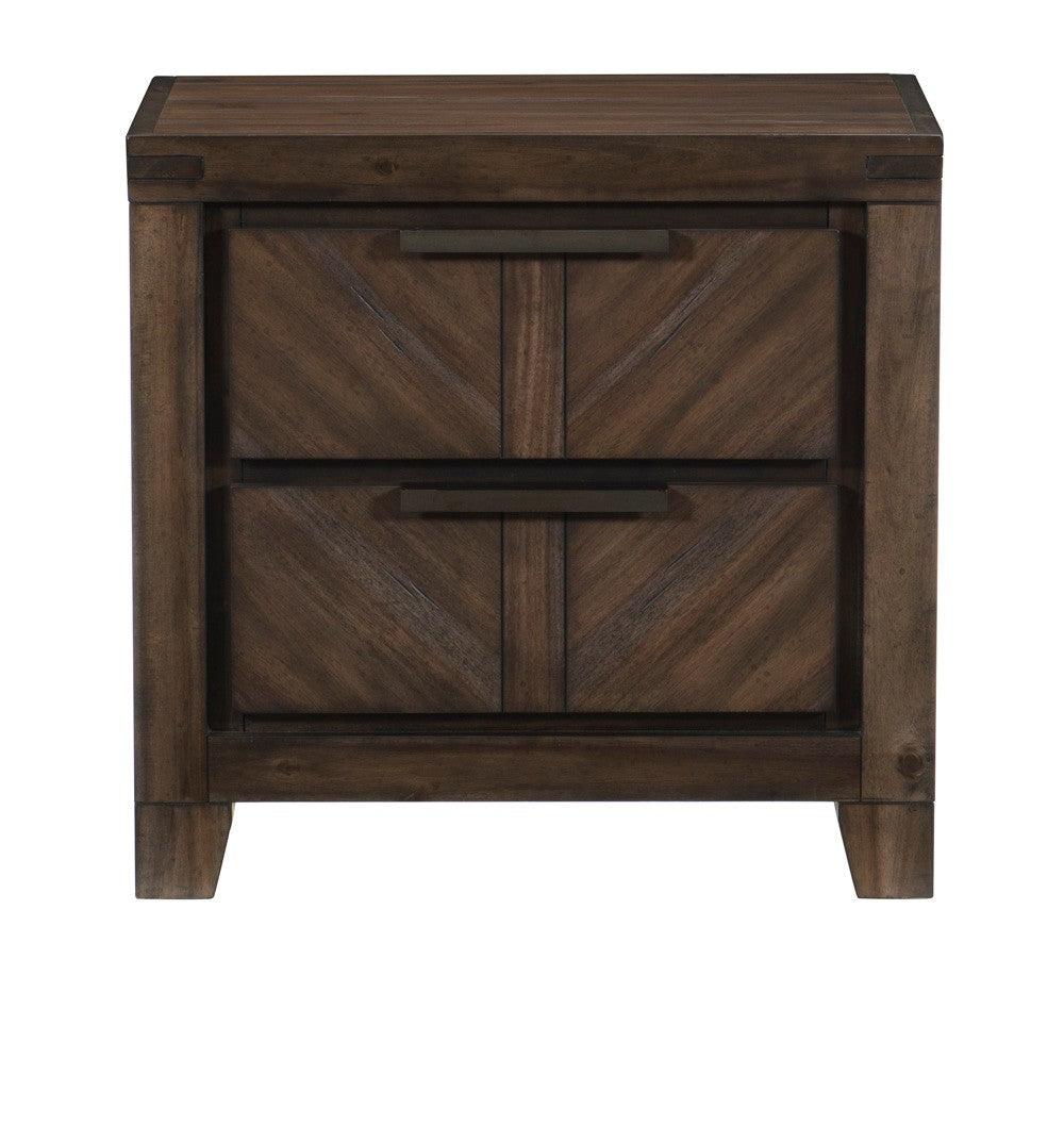 Parnell Rustic Nightstand by Homelegance at Eve Furniture