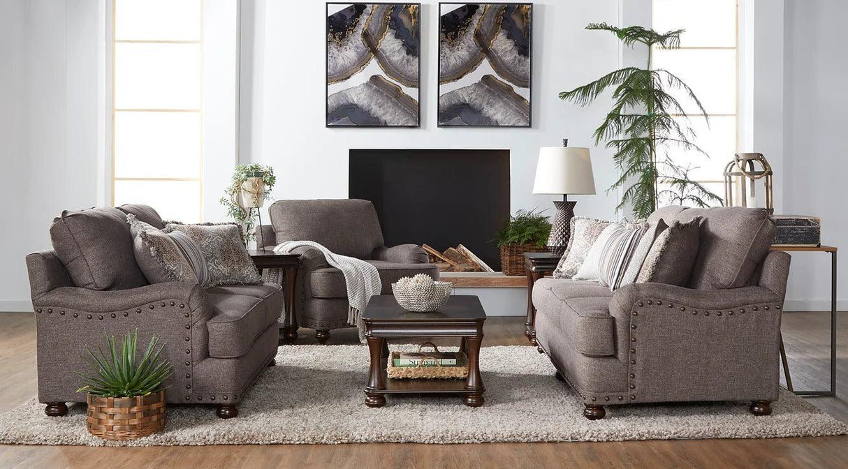 Phineas Driftwood Brown Living Room Set by New Era Innovations at Eve Furniture