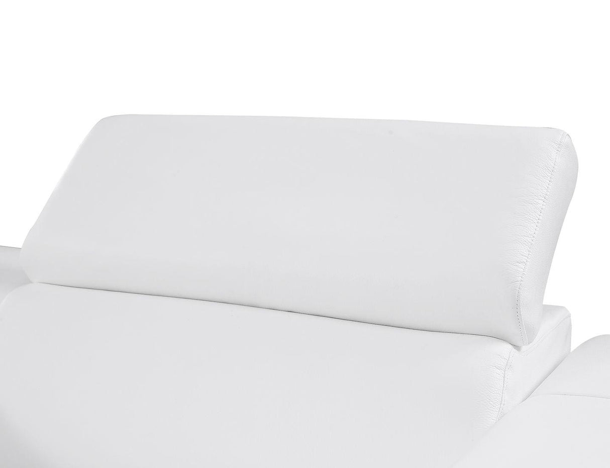 Picasso White 7-Piece 3 Power Reclining Sectional by New Era Innovations at Eve Furniture