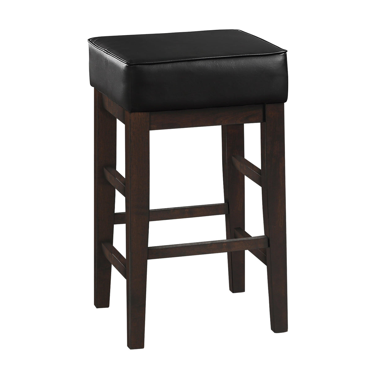Pittsville Black/Espresso Counter Height Stool, Set of 2 by Homelegance at Eve Furniture