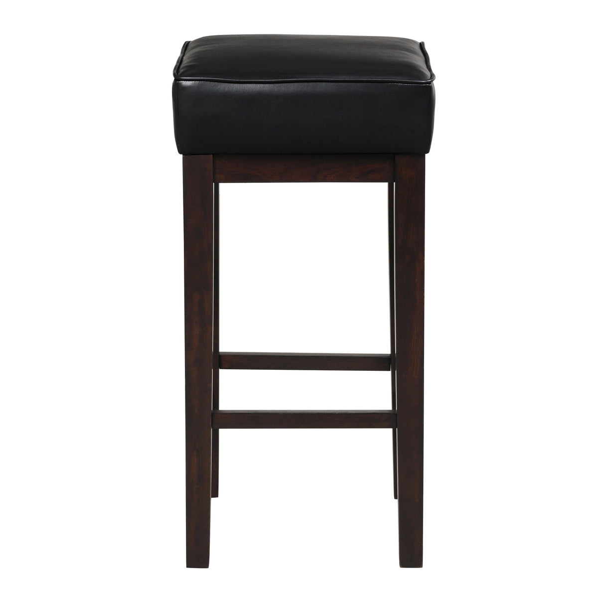 Pittsville Black/Espresso Pub Height Stool, Set of 2 by Homelegance at Eve Furniture