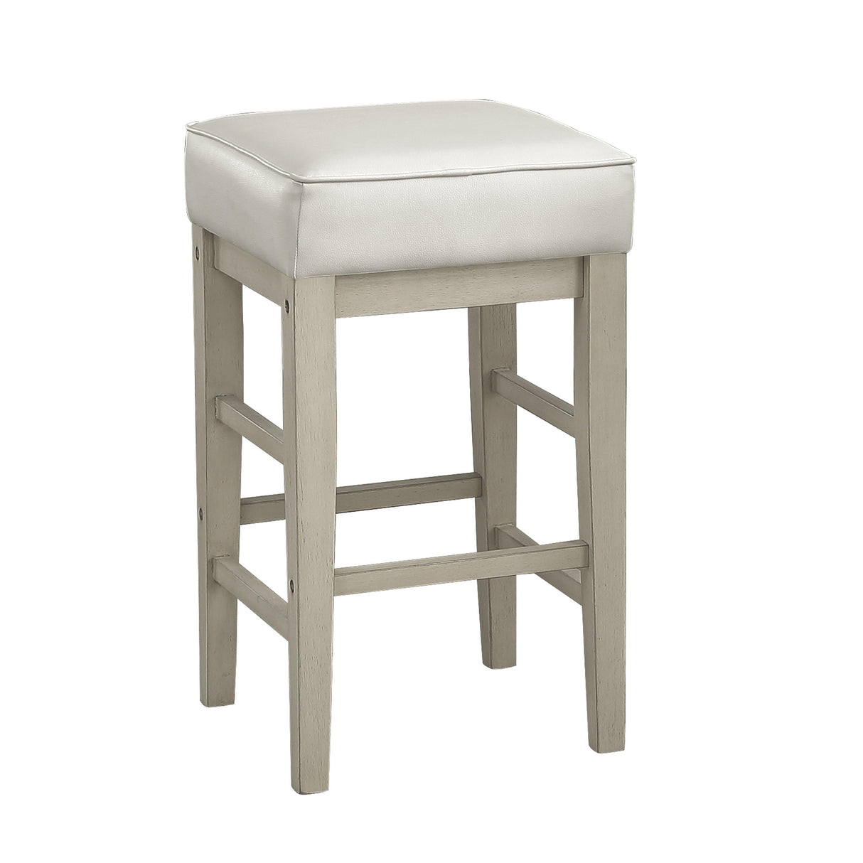 Pittsville White/Espresso Counter Height Stool, Set of 2 by Homelegance at Eve Furniture