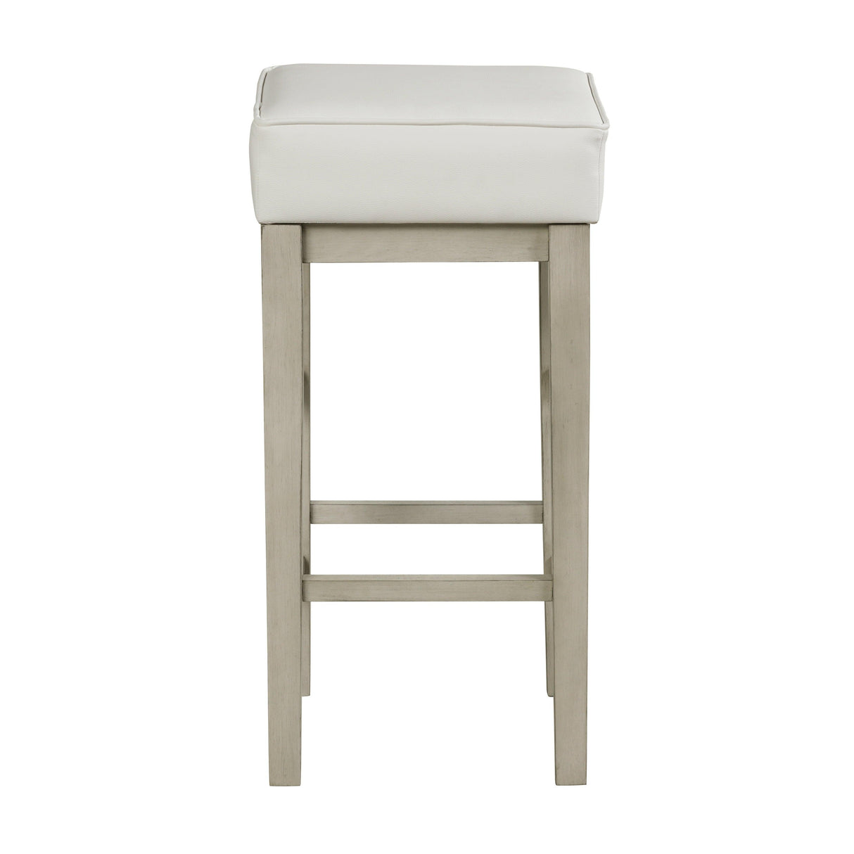 Pittsville White/Espresso Pub Height Stool, Set of 2 by Homelegance at Eve Furniture
