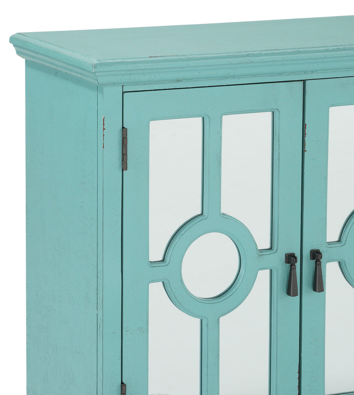 Poppy Antique Aqua Accent Chest by Homelegance at Eve Furniture