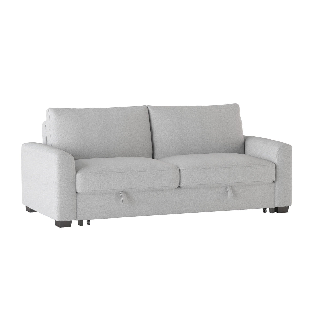 Price Gray Convertible Studio Sofa with Pull-out Bed by Homelegance at Eve Furniture