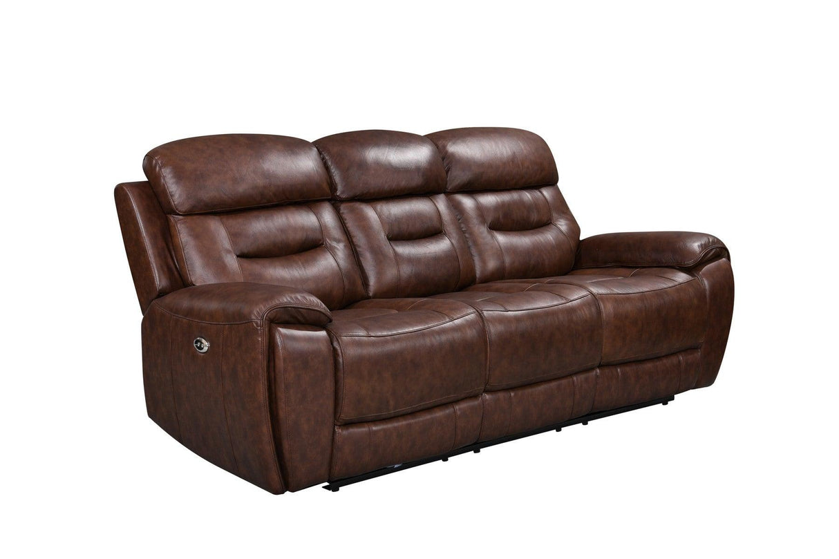 Rosewood Brown Power Reclining Living Room Set by New Era Innovations at Eve Furniture