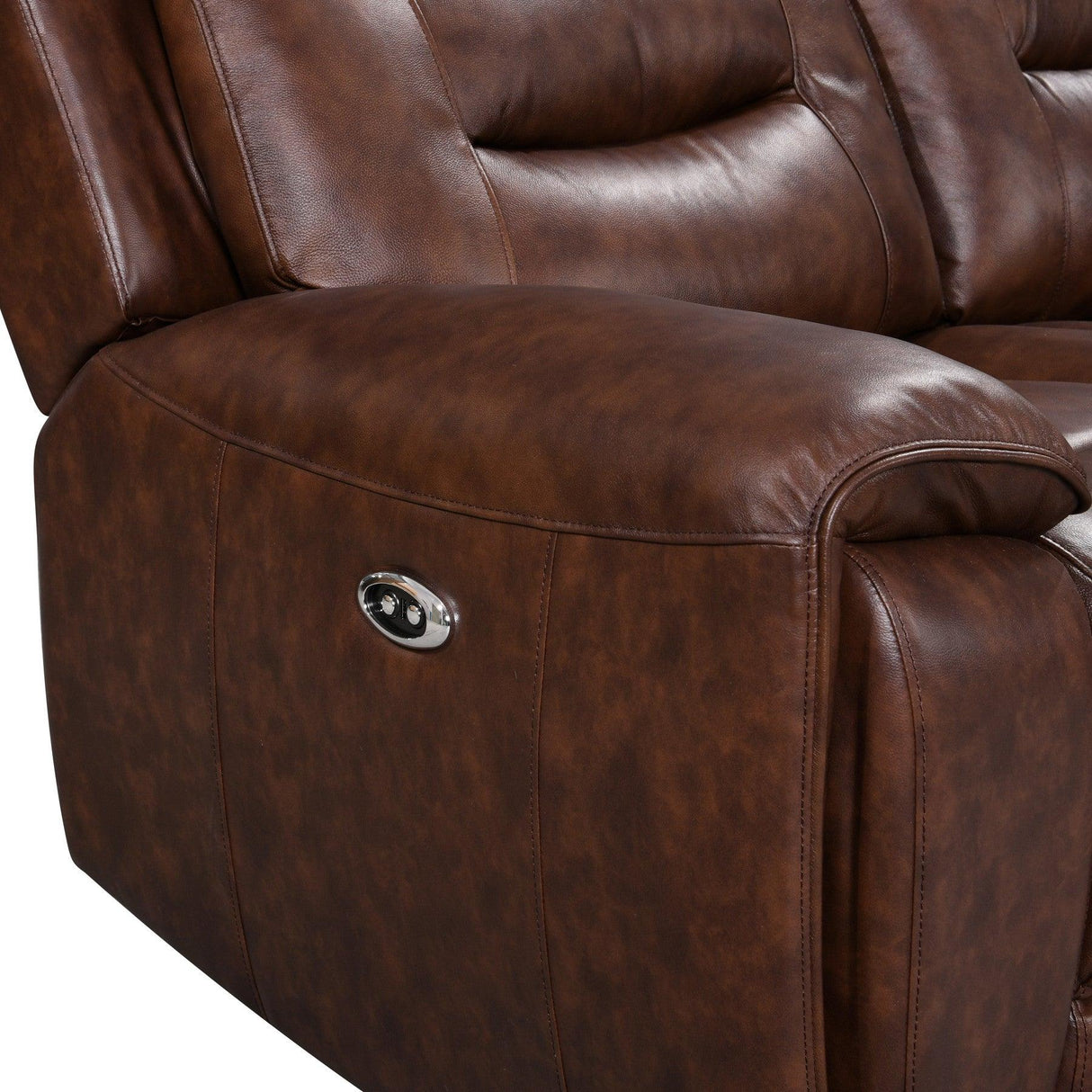 Rosewood Brown Power Reclining Living Room Set by New Era Innovations at Eve Furniture