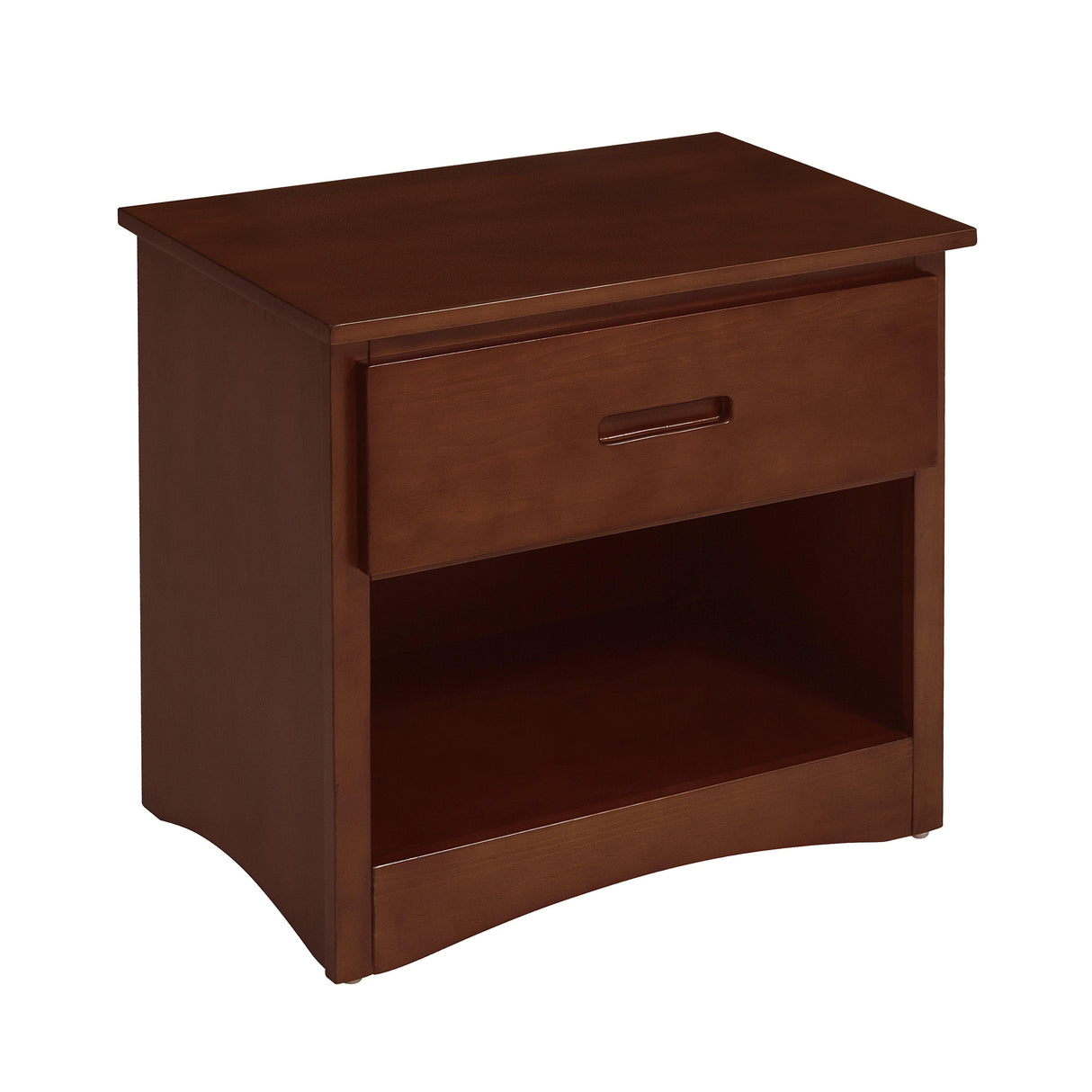 Rowe Dark Cherry Nightstand by Homelegance at Eve Furniture