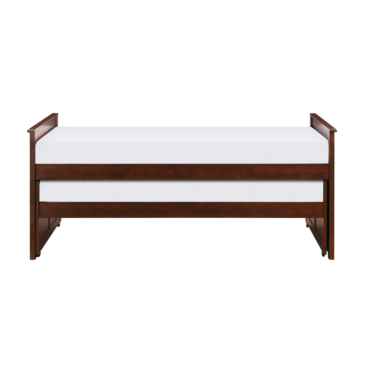 Rowe Dark Cherry Twin/Twin Bed by Homelegance at Eve Furniture