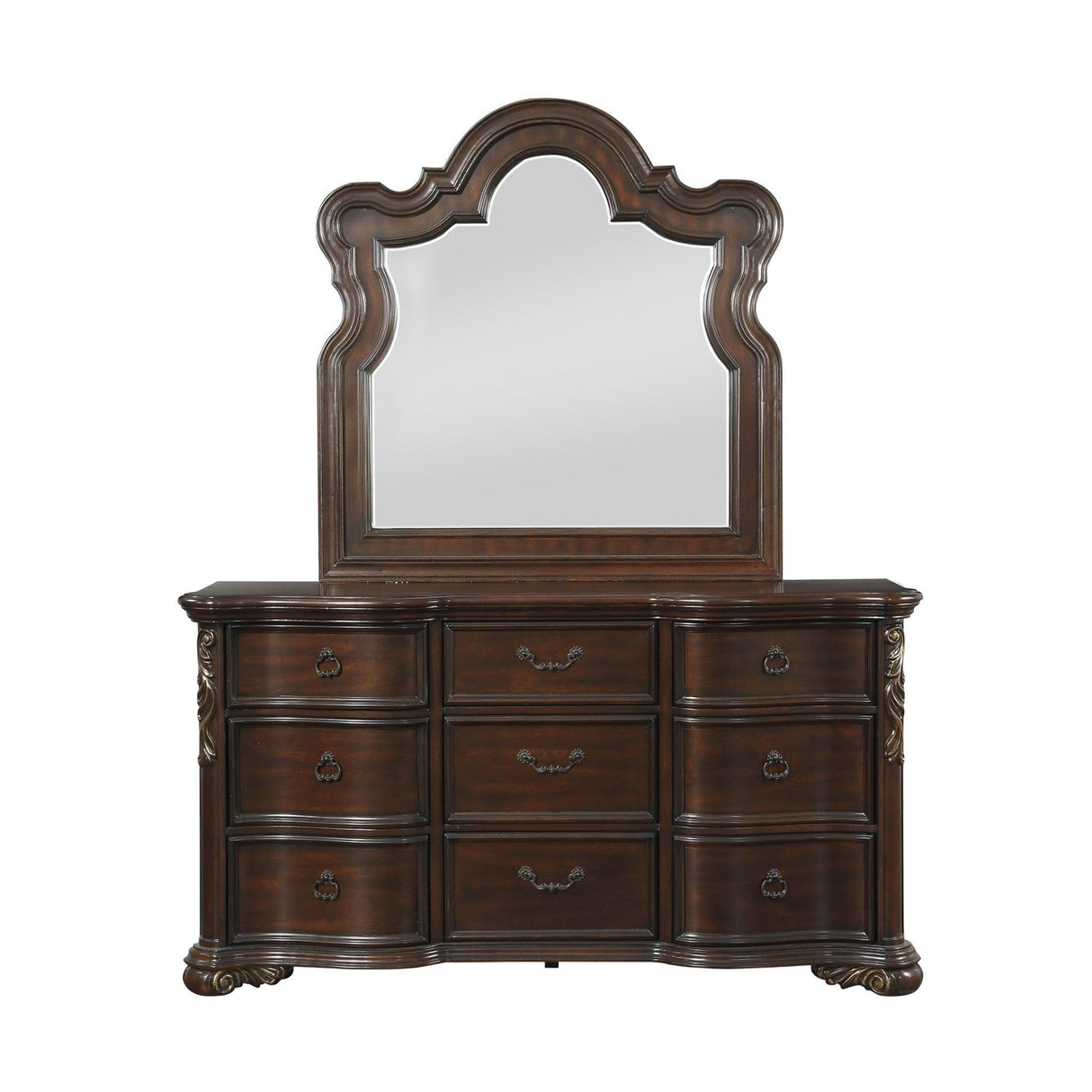 Royal Highlands Rich Cherry Mirror (Mirror Only) by Homelegance at Eve Furniture