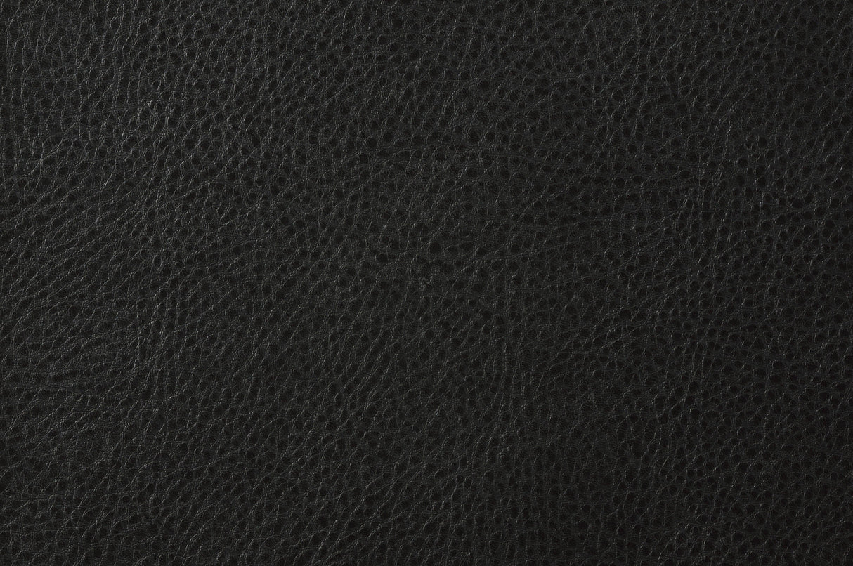 Rubin Black Faux Leather Loveseat by Homelegance at Eve Furniture