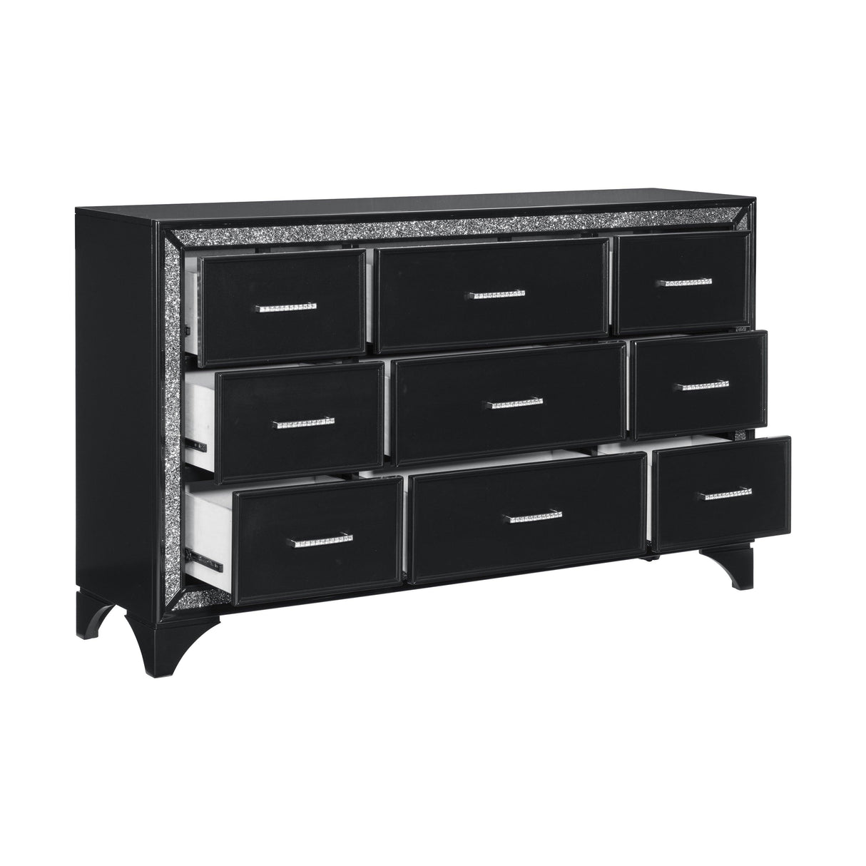 Salon Black Dresser by Homelegance at Eve Furniture