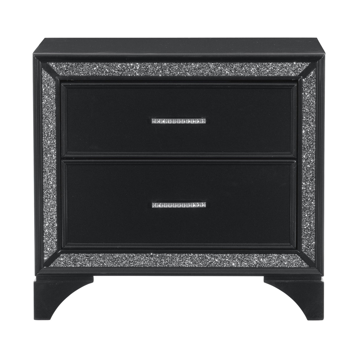 Salon Black Nightstand by Homelegance at Eve Furniture