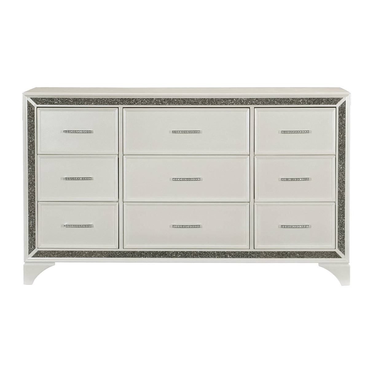 Salon White Dresser by Homelegance at Eve Furniture