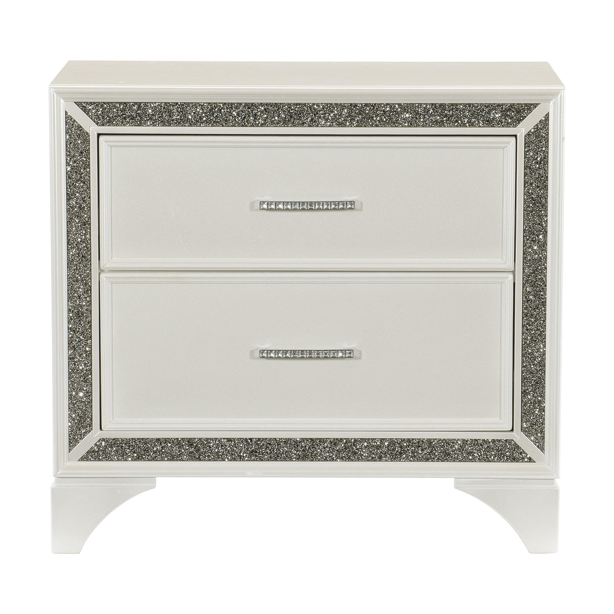 Salon White Nightstand by Homelegance at Eve Furniture