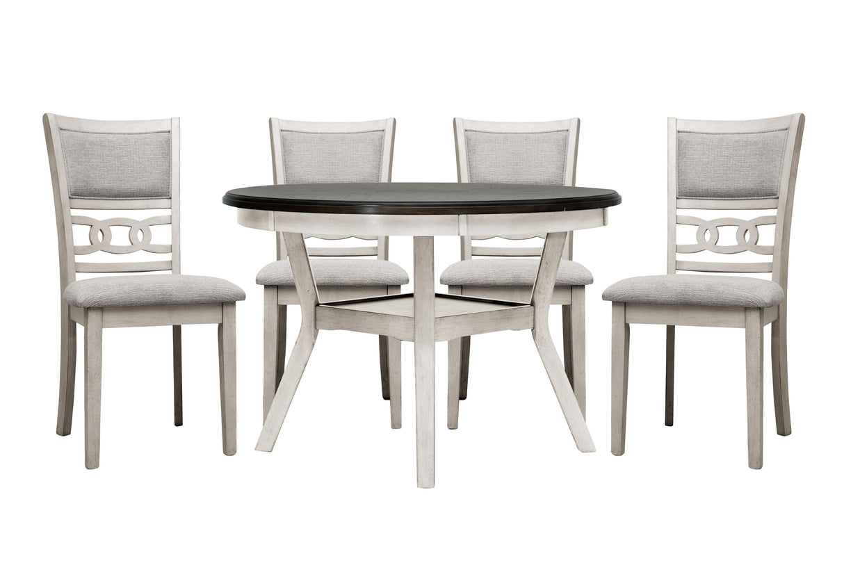 Savor White 5-Piece Dining Set by Homelegance at Eve Furniture