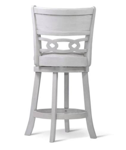 Savor White Swivel Counter Chair, Set of 2 by Homelegance at Eve Furniture