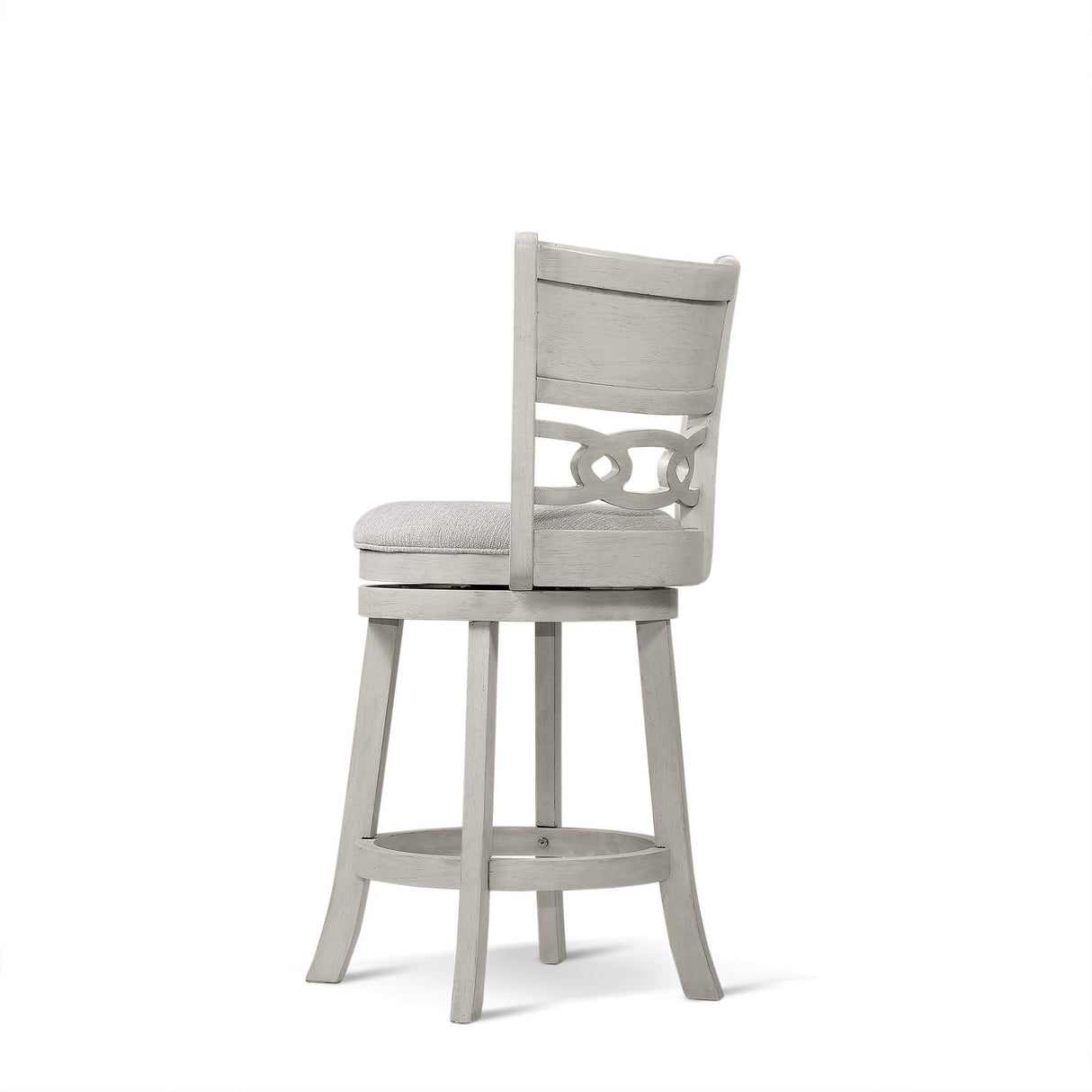 Savor White Swivel Counter Chair, Set of 2 by Homelegance at Eve Furniture