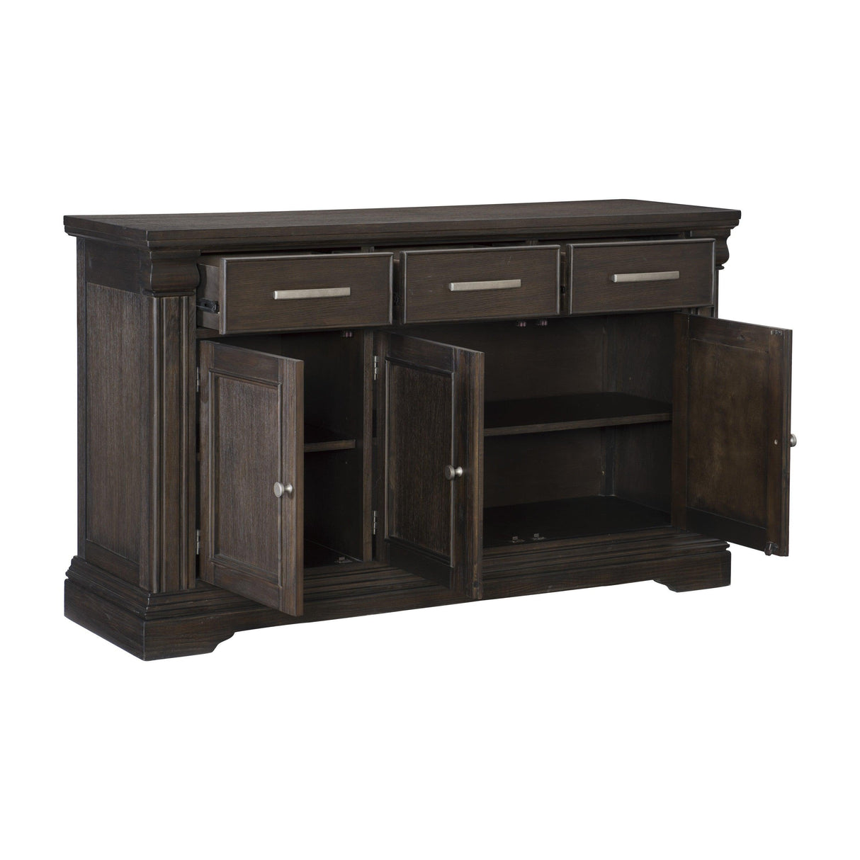 Southlake Wire Brushed Rustic Brown Server by Homelegance at Eve Furniture