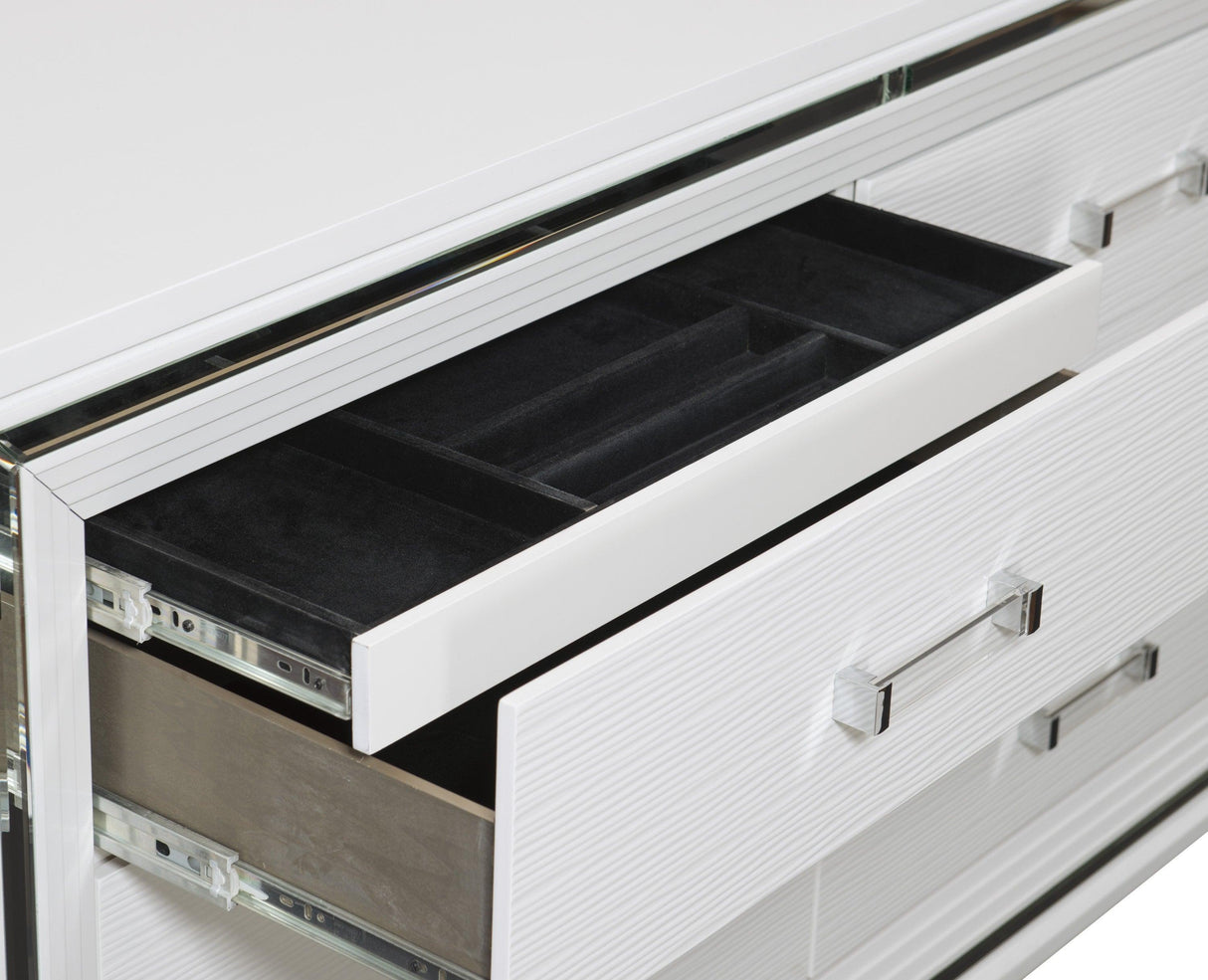 Tamsin White Dresser by Homelegance at Eve Furniture