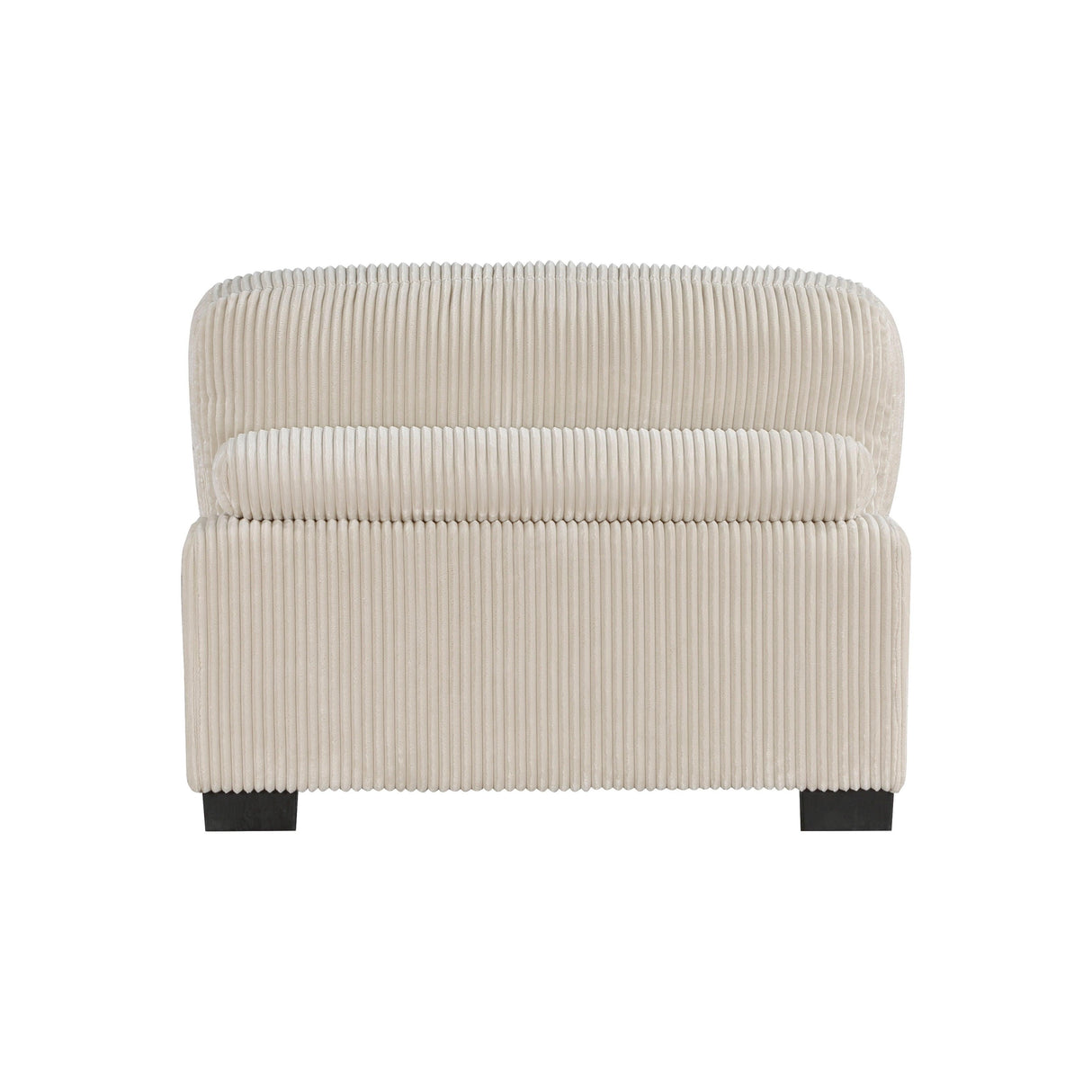 Traverse Beige Corduroy 4-Piece Modular Sectional with Ottoman by Homelegance at Eve Furniture